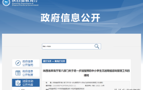 事關(guān)中小學(xué)生！陜西八部門最新通知！縮略圖