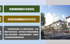 總項(xiàng)目投資約9000萬元，南鄭一鎮(zhèn)提升改造項(xiàng)目縮略圖