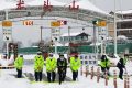 瑞雪降漢中，交警護平安縮略圖