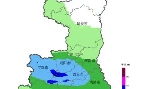 陜西發(fā)布暴雨藍色預(yù)警縮略圖
