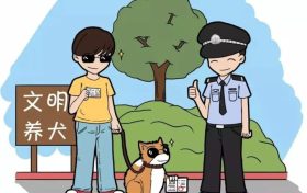 罰款300元！遛狗未拴繩，略陽(yáng)公安開(kāi)出首張罰單縮略圖