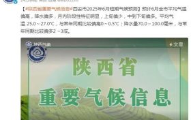 先晴后雨，陜西部分地方將再迎降水！縮略圖